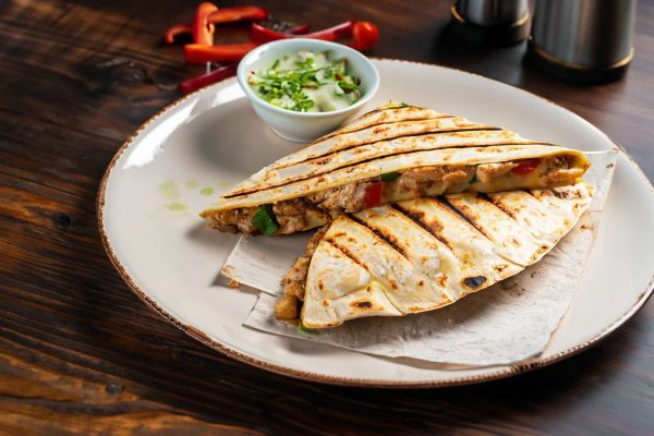 chicken quesadilla za qr code